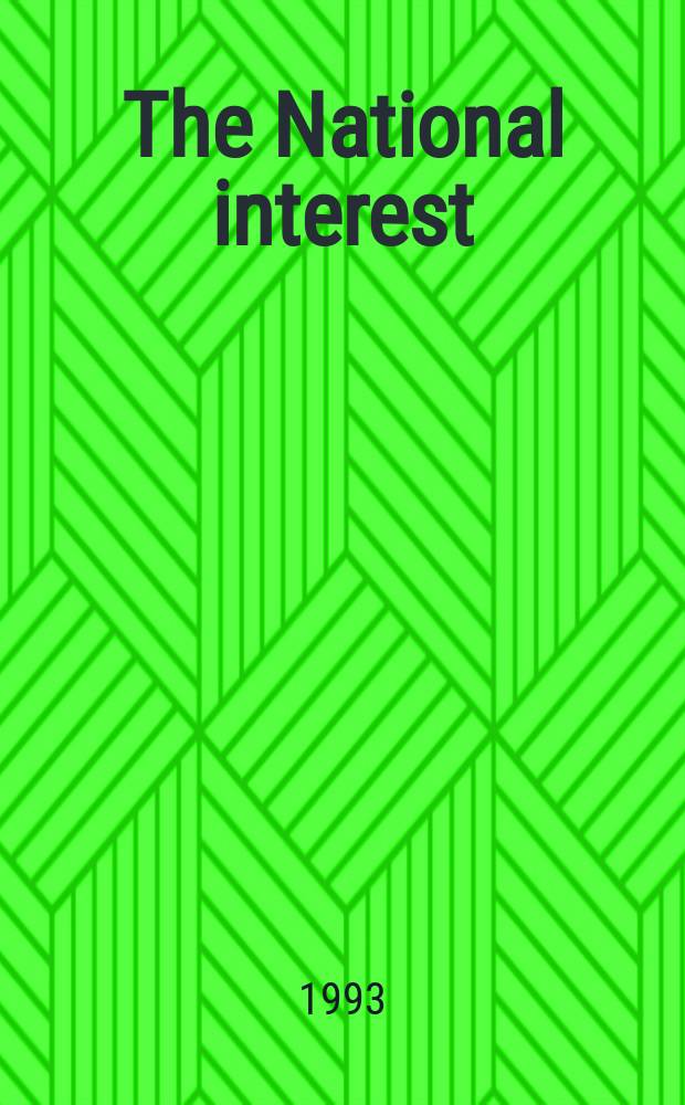 The National interest