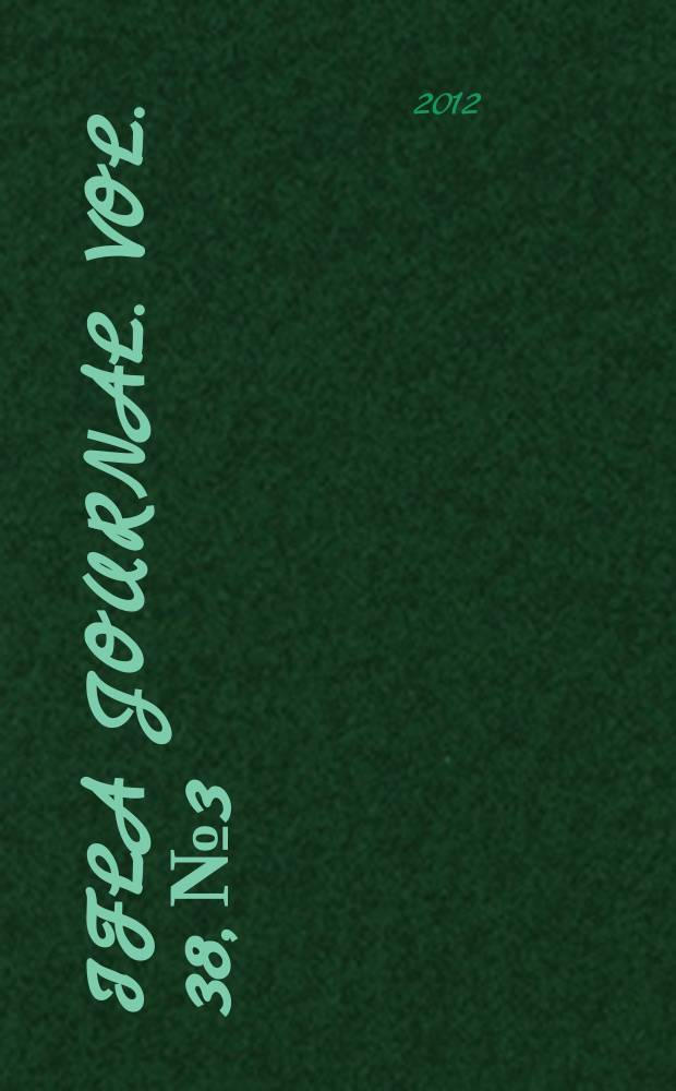 IFLA journal. Vol. 38, № 3