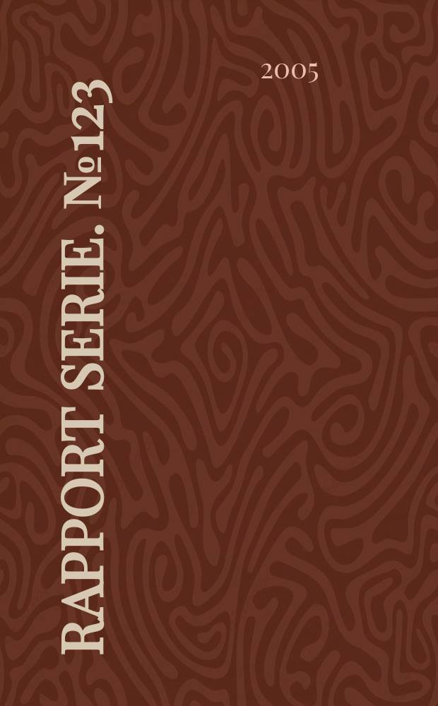 Rapport serie. №123 : Miljøvervåking av Svalbard og Jan Mayen - MOSJ