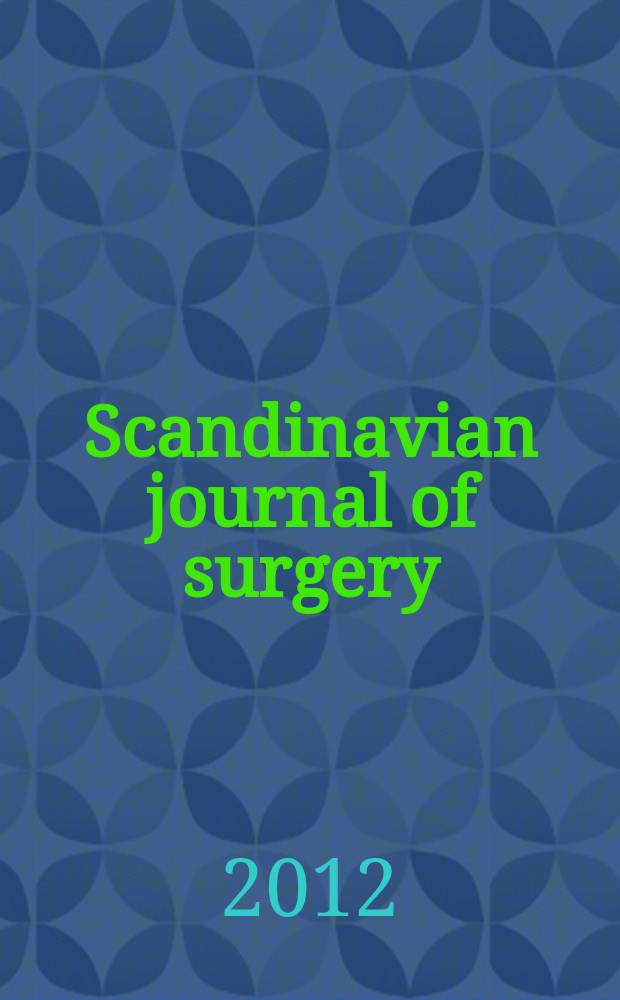 Scandinavian journal of surgery : SJS Offic. organ for the Finn. surgical soc. a. the Scand. surgical soc. Vol. 101, № 4