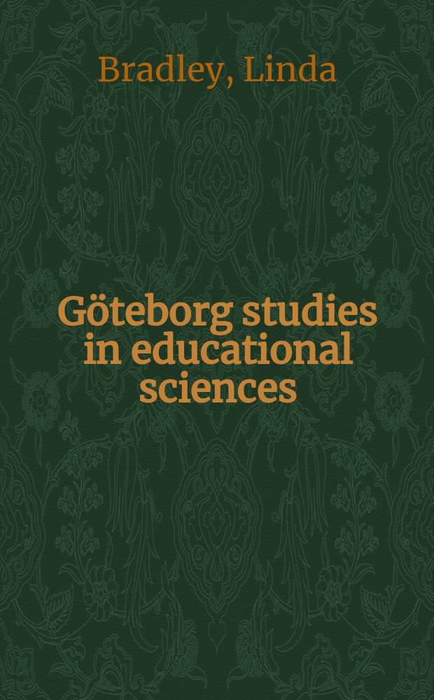 Göteborg studies in educational sciences : Language learning and technology = Изучение языка и технологии