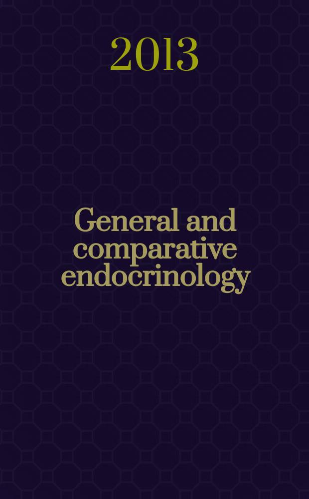 General and comparative endocrinology : An international journal. Vol. 180