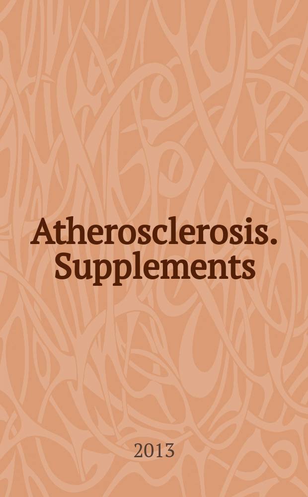 Atherosclerosis. Supplements : Offic. journal of the Europ. atherosclerosis soc. Affiliated with the Intern. atherosclerosis soc. Vol. 14, iss. 1 : Therapeutic apheresis - current advances for the treatment of cardiovascular and autoimmune diseases = Терапевтический аферез-современные успехи для лечения кардиоваскулярных и аутоиммунных болезней,основанный на вкладе 2-го Дрезденского международного симпозиума по терапевтическому аферезу,март 15-17,2012, Дрезден, Германия.