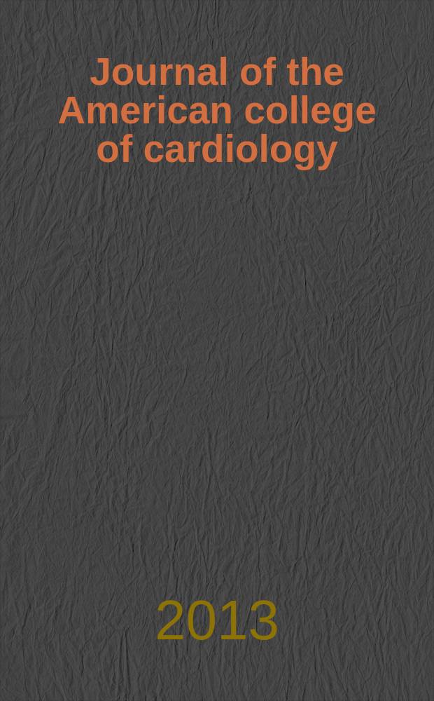 Journal of the American college of cardiology : JACC. Vol. 61, № 16