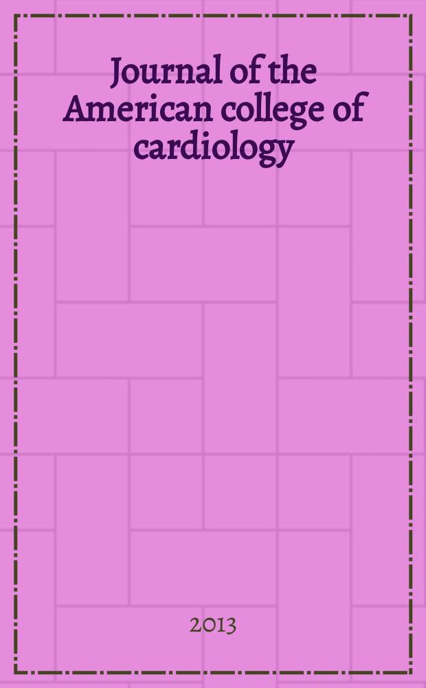 Journal of the American college of cardiology : JACC. Vol. 61, № 17