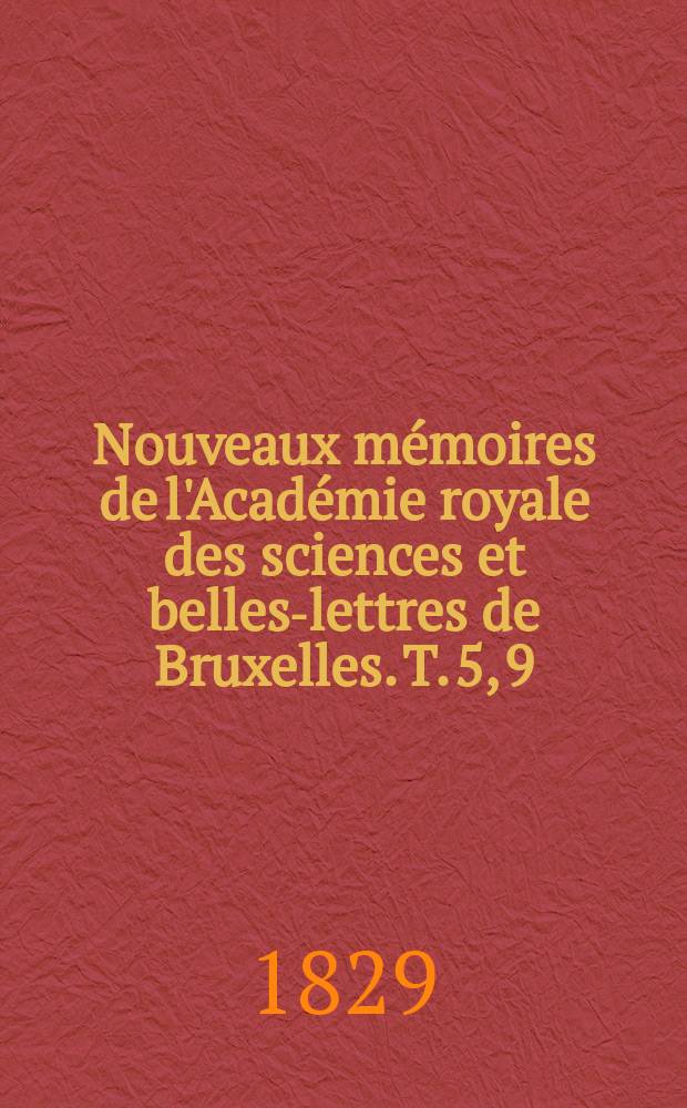 Nouveaux mémoires de l'Académie royale des sciences et belles-lettres de Bruxelles. T. 5, [9] : Note sur un exemplaire des lettres d'indulgence du pape Nicolas V, pro regno Cypri = Экземпляр письма индульгенции папы Николая V