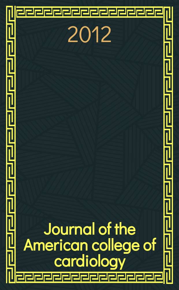 Journal of the American college of cardiology : JACC. Vol. 60, № 25