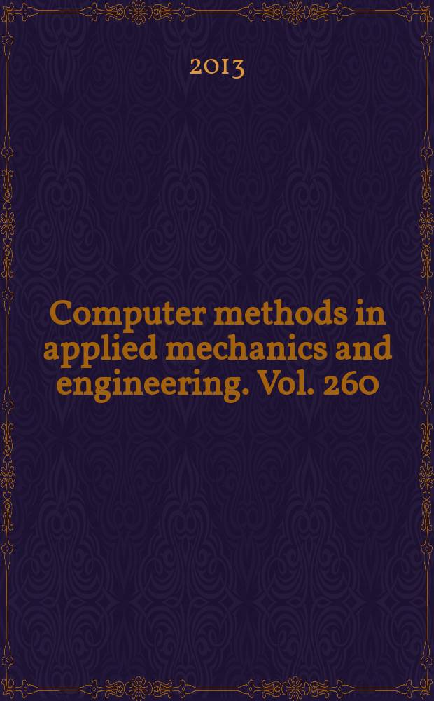 Computer methods in applied mechanics and engineering. Vol. 260