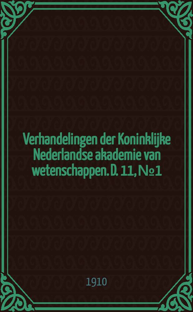 Verhandelingen der Koninklijke Nederlandse akademie van wetenschappen. D. 11, №1 : Geometrical deduction of semiregular from regular polytopes and space fillings