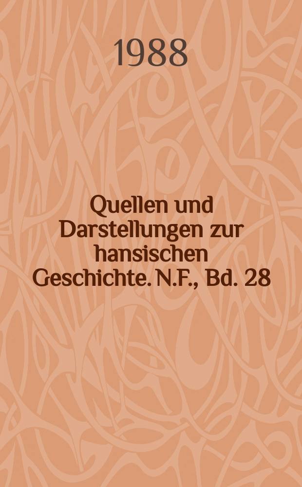 Quellen und Darstellungen zur hansischen Geschichte. N.F., Bd. 28 : Die Plescows = Плесковы: вклад Висборского купеческого рода в эмиграции в Любеке в 13-14 вв.