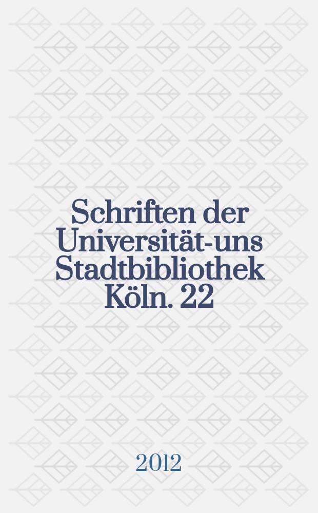Schriften der Universitäts- uns Stadtbibliothek Köln. 22 : Inventar der Zeichnungen von Jakob Ignaz Hittorff in der Universitäts- und Stadtbibliothek Köln = Альбом Якоба Хитторффа