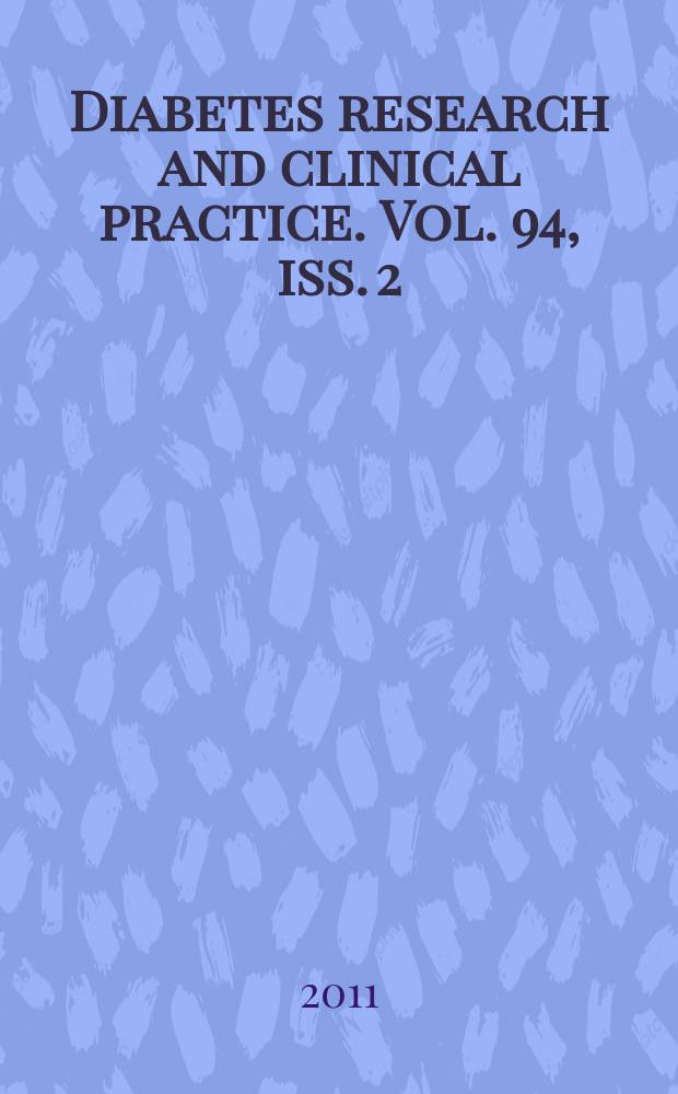 Diabetes research and clinical practice. Vol. 94, iss. 2