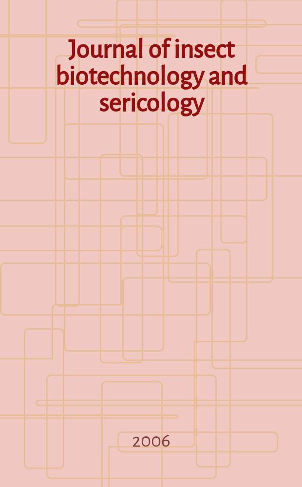 Journal of insect biotechnology and sericology : Form. journal of sericultural science of Japan. Vol. 75, № 3