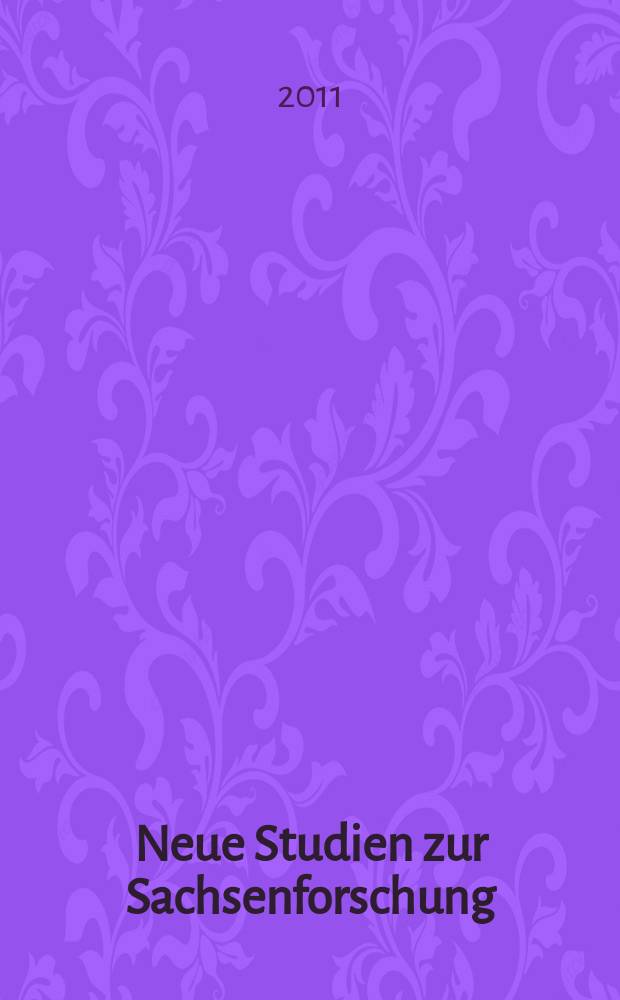 Neue Studien zur Sachsenforschung = Новые исследования Саксонии