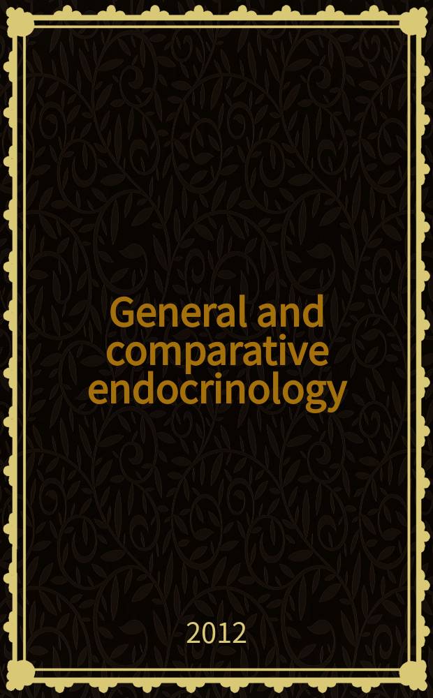 General and comparative endocrinology : An international journal. Vol. 179, № 3