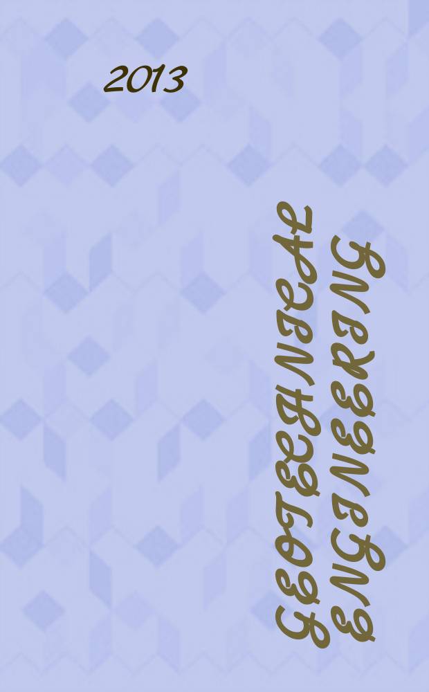 Geotechnical engineering : Proc. of the Institution of civil engineers. Vol. 166, iss. 4