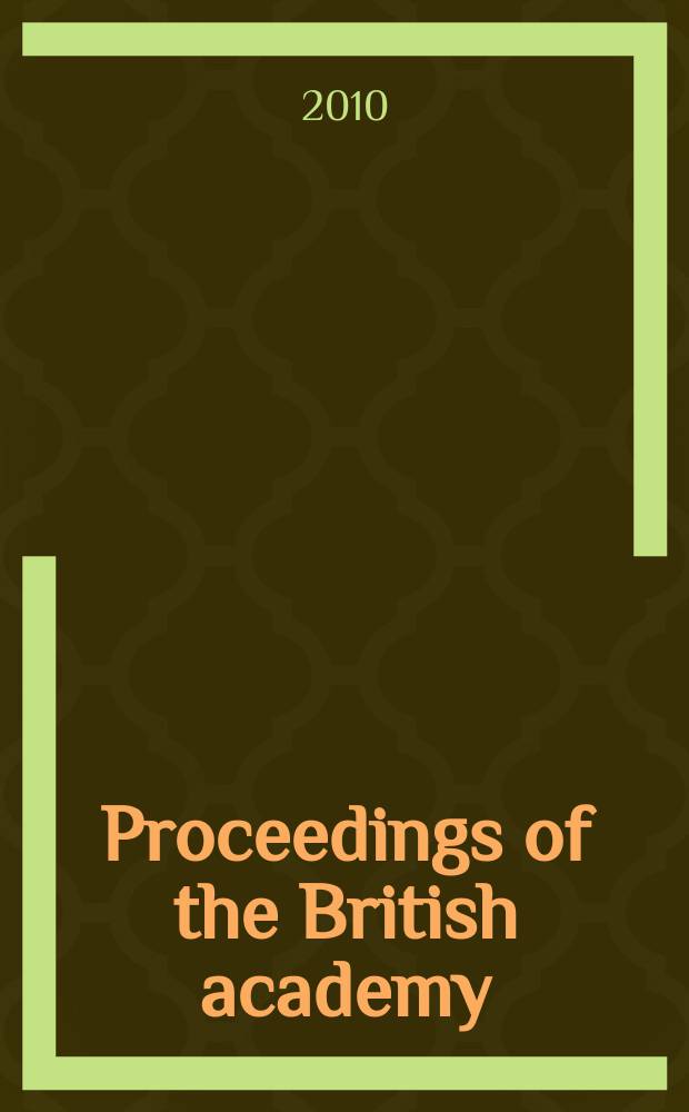 Proceedings of the British academy : The reception of continental Reformation in Britain = Восприятие континентальной Реформации в Британии