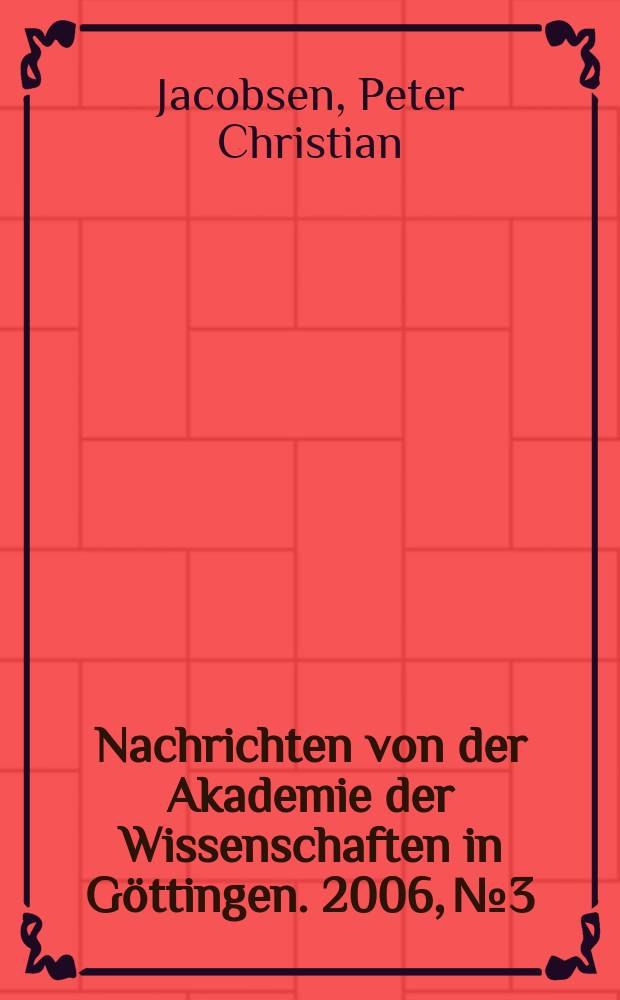 Nachrichten von der Akademie der Wissenschaften in Göttingen. 2006, № 3 : Kleinüberlieferung mehrstimmiger Musik vor 1550 in deutschem Sprachgebiet = Традиции многоголосной музыки до 1550 г. в немецко-говорящей зоне