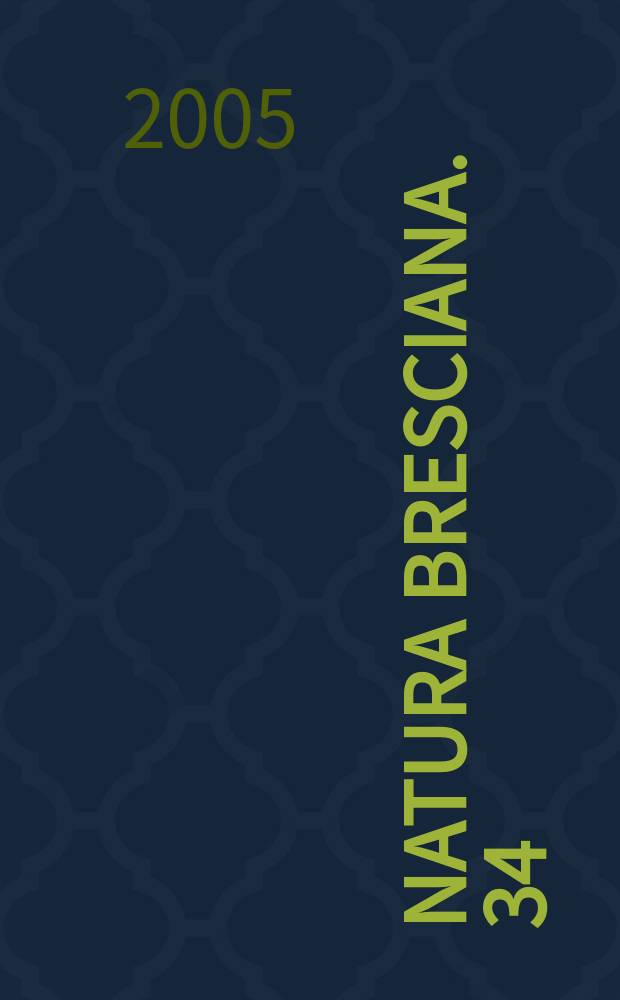 Natura Bresciana. 34