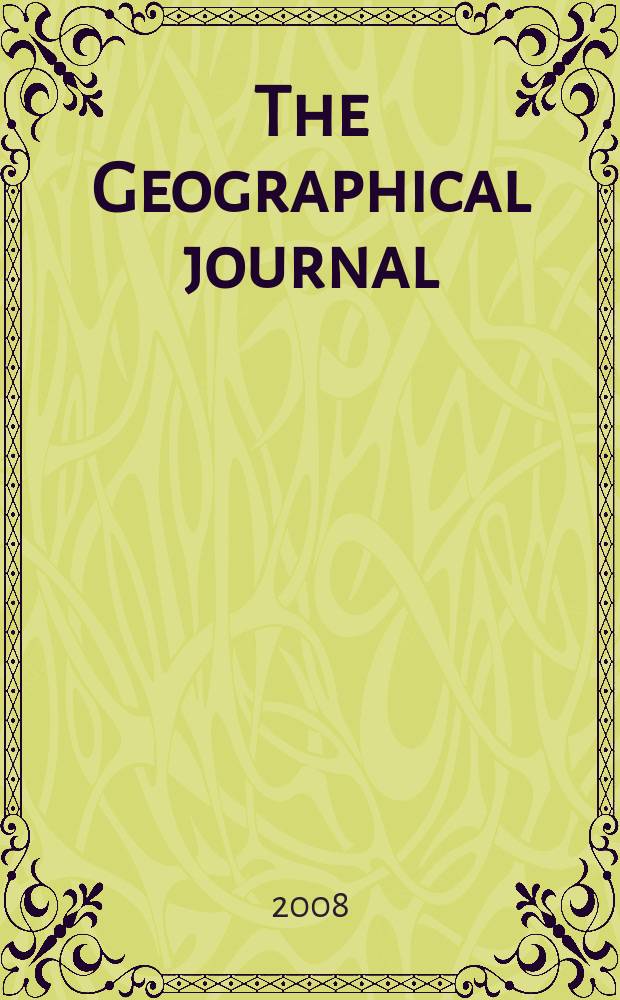 The Geographical journal : Including the Proceedings of the r. Geographical society. Vol. 174, pt. 4 : Coastal and marine governance in the United Kingdom = Прибрежное и морское управление в Великобритании