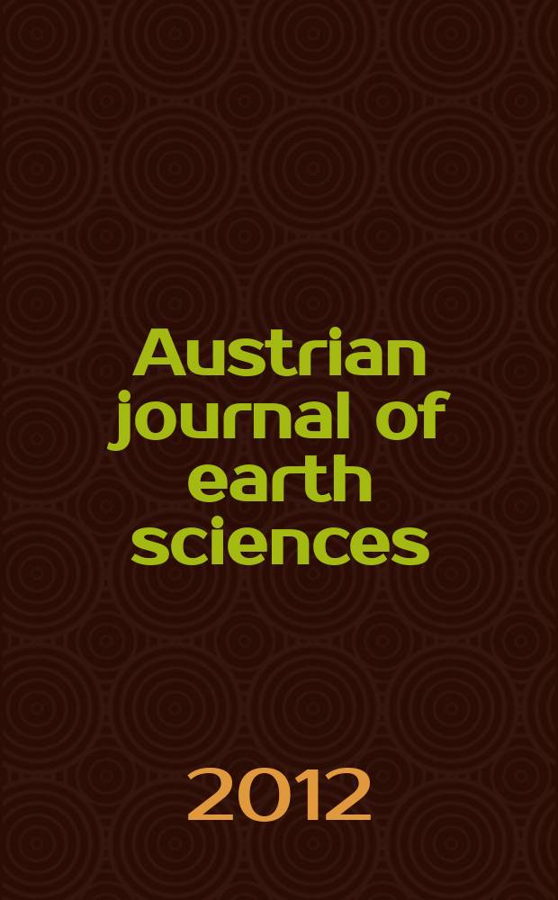 Austrian journal of earth sciences : An intern. journal of the Austr. geol. soc. Vol.105, № 2 : Permafrost in Austria = Вечная мерзлота в Австрии