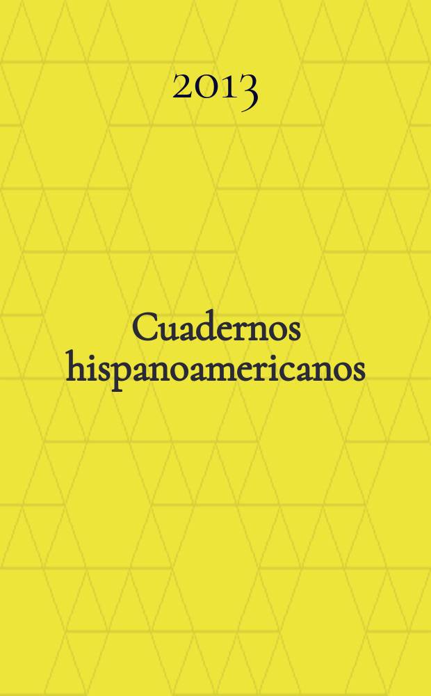 Cuadernos hispanoamericanos : Revista mensual de cultura hispánica. 2013, № 759