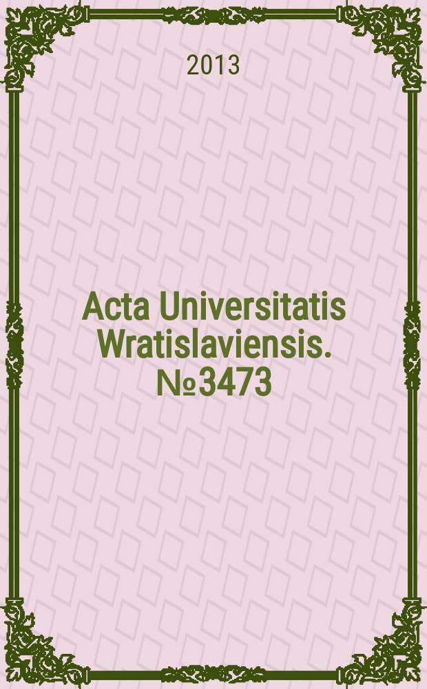 Acta Universitatis Wratislaviensis. № 3473 : Chiński teatr xiqu = Пекинская опера
