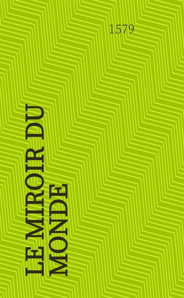 Le miroir du monde