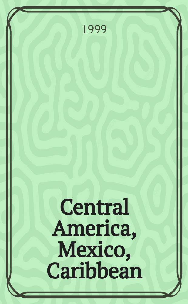 Central America, Mexico, Caribbean : World country map