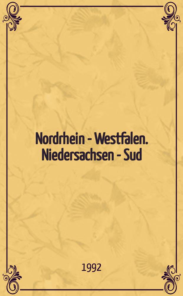 Nordrhein - Westfalen. Niedersachsen - Sud : Euro - regionalkarte
