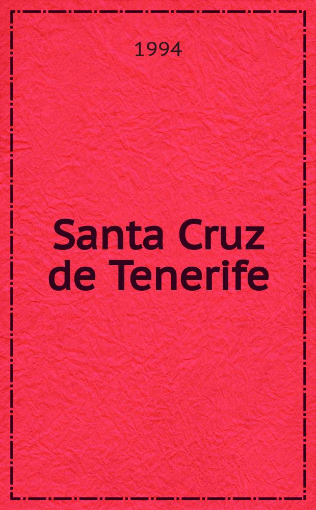 Santa Cruz de Tenerife // Канарские о-ва.Kanarische Inseln. . : Euro-landerkarte