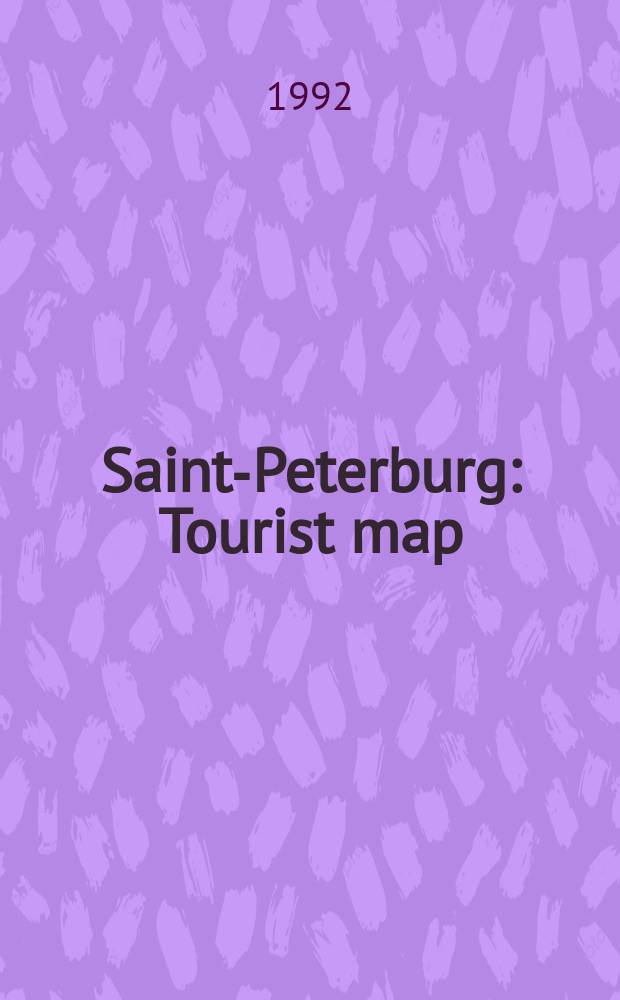 Saint-Peterburg : Tourist map