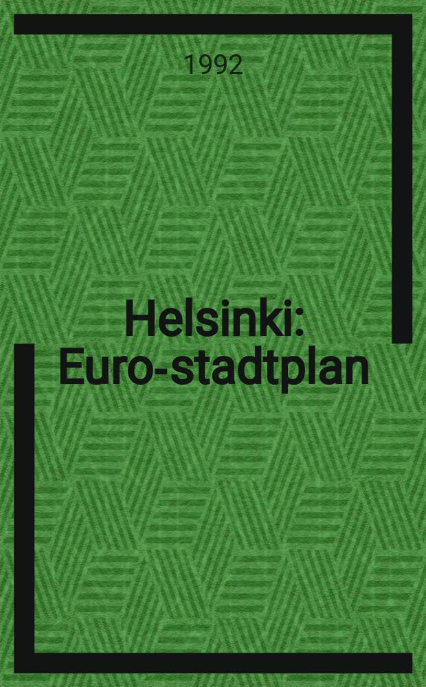 Helsinki : Euro-stadtplan