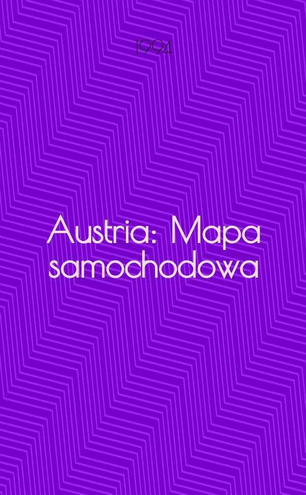 Austria : Mapa samochodowa