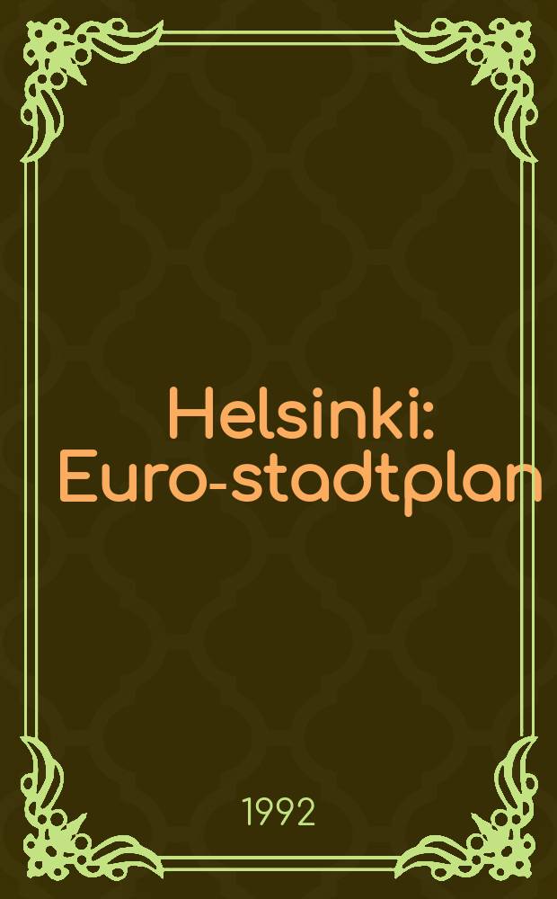 Helsinki : Euro-stadtplan