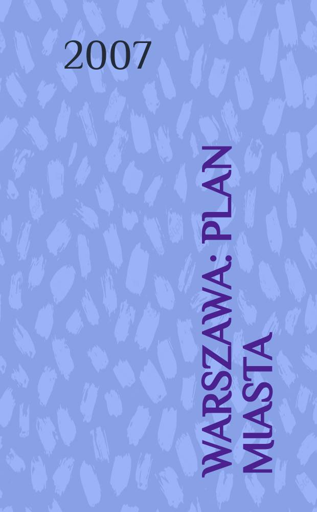 Warszawa : Plan miasta