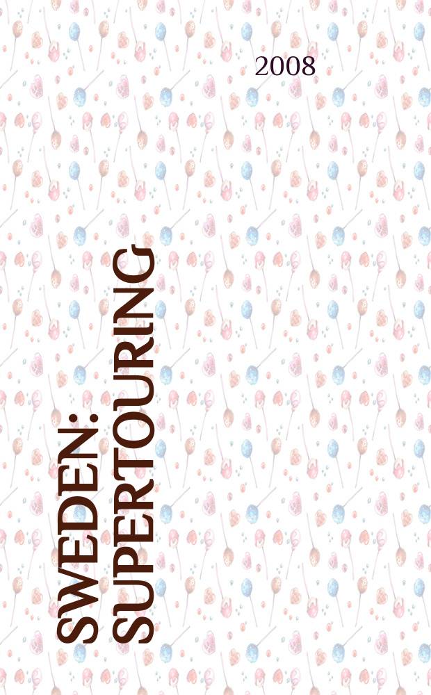 Sweden : Supertouring : Autoatlas. Ortsregister mit Postleitzahlen. Cityplane. Touristische informationen