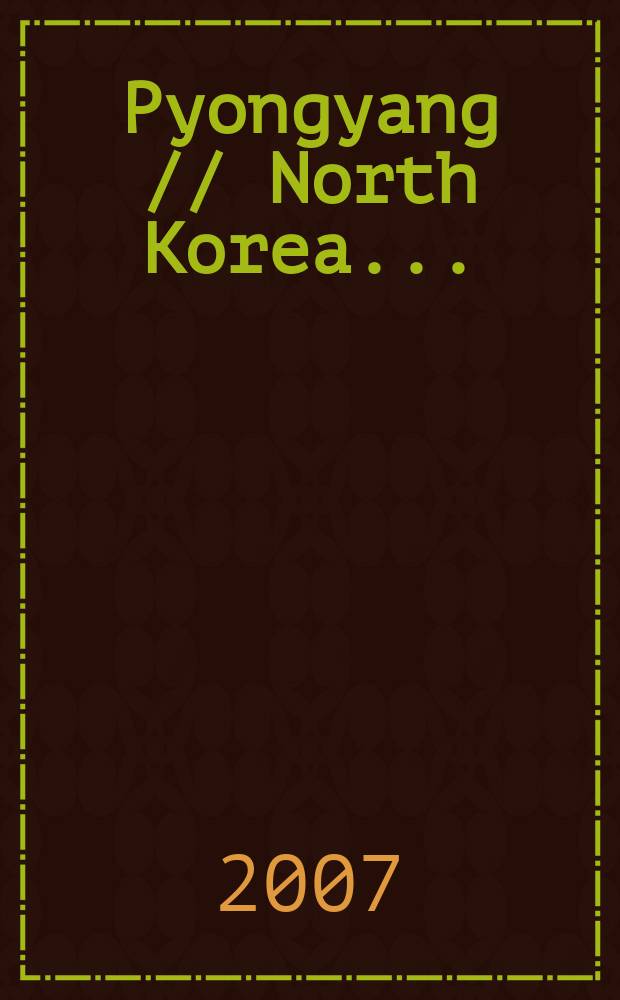 Pyongyang // North Korea. .