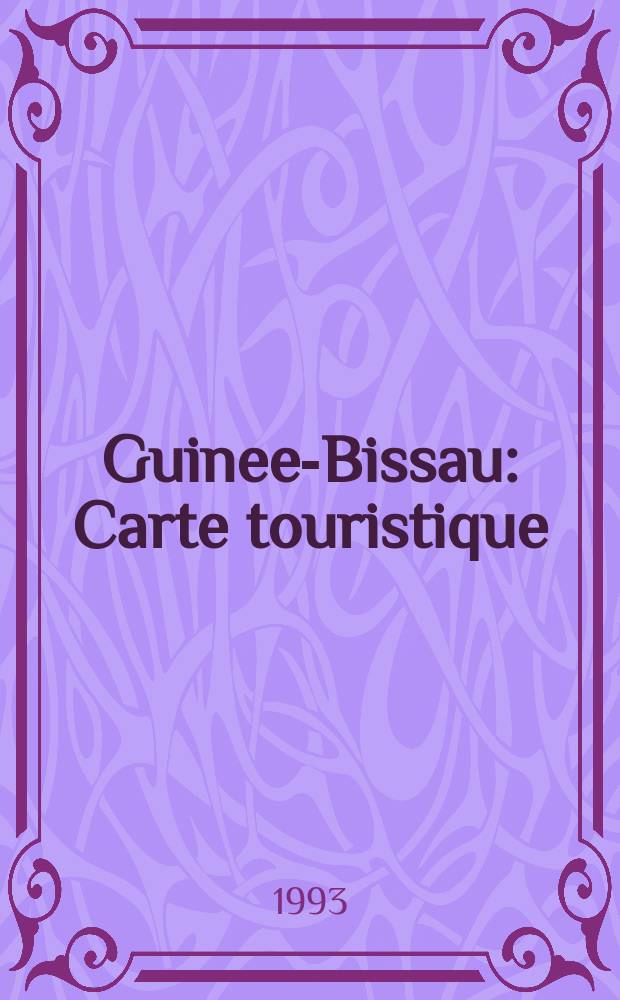 Guinee-Bissau : Carte touristique