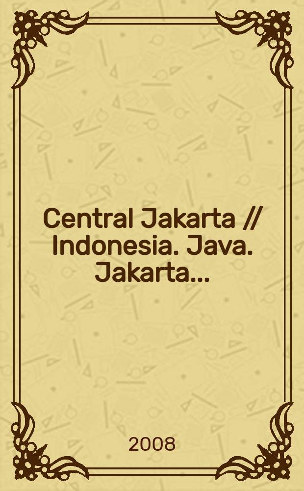 Central Jakarta // Indonesia. Java. Jakarta. .