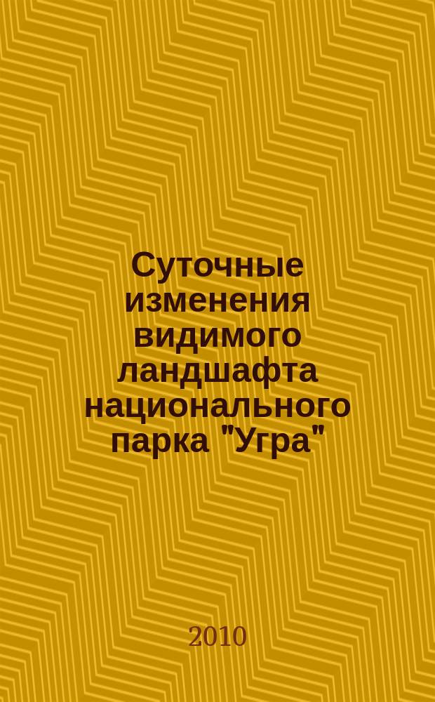 Суточные изменения видимого ландшафта национального парка "Угра" : Анимационная карта