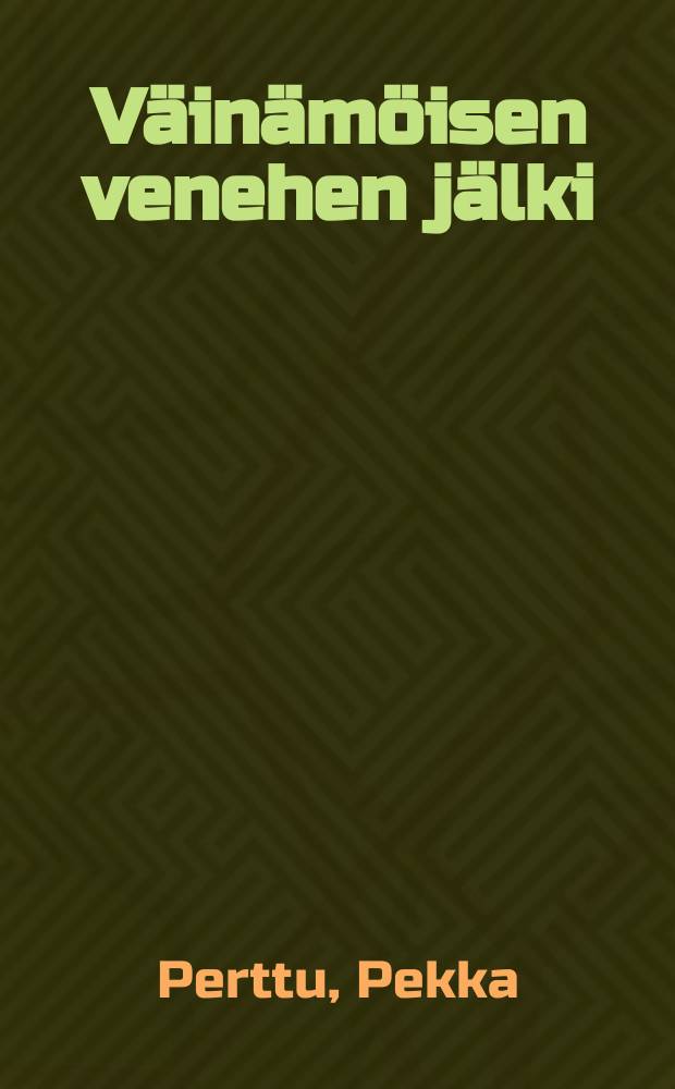 Väinämöisen venehen jälki