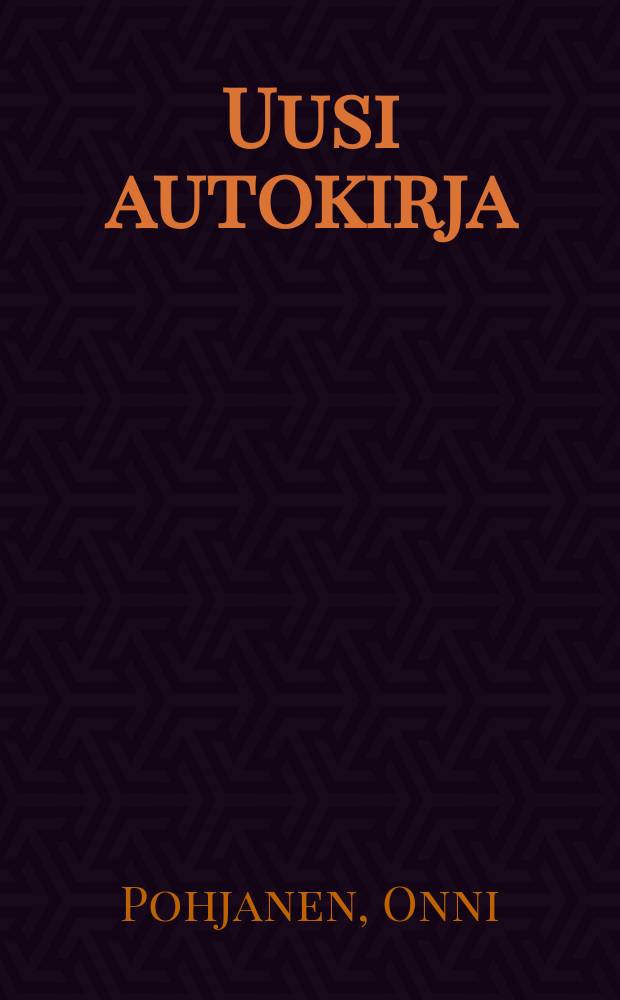 Uusi autokirja