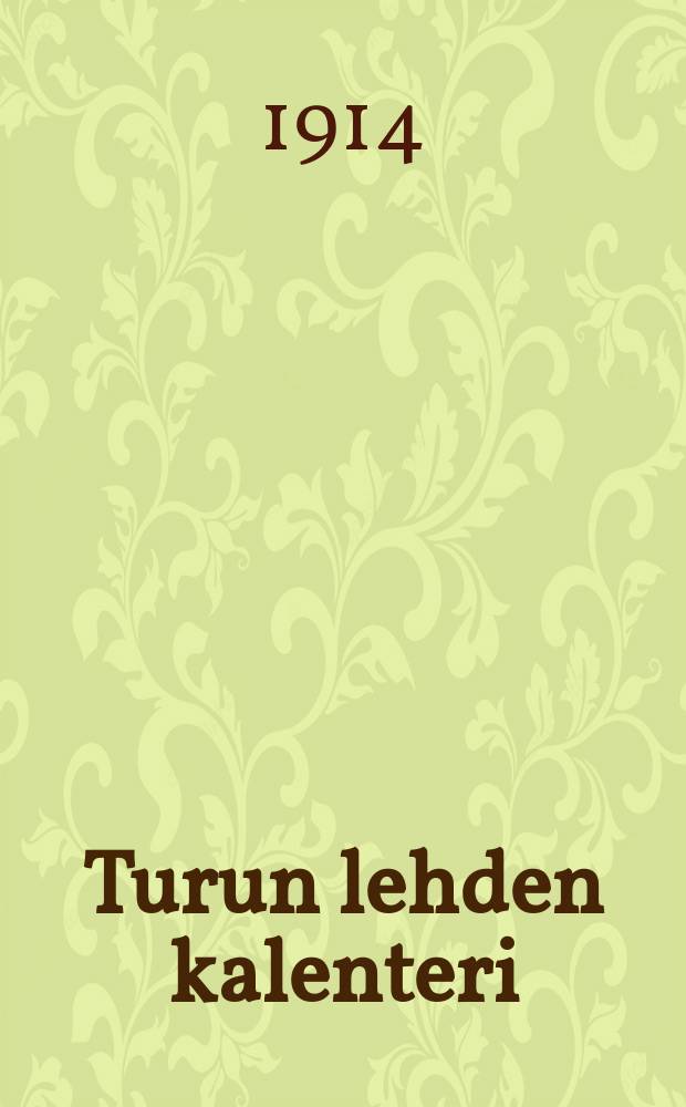 Turun lehden kalenteri