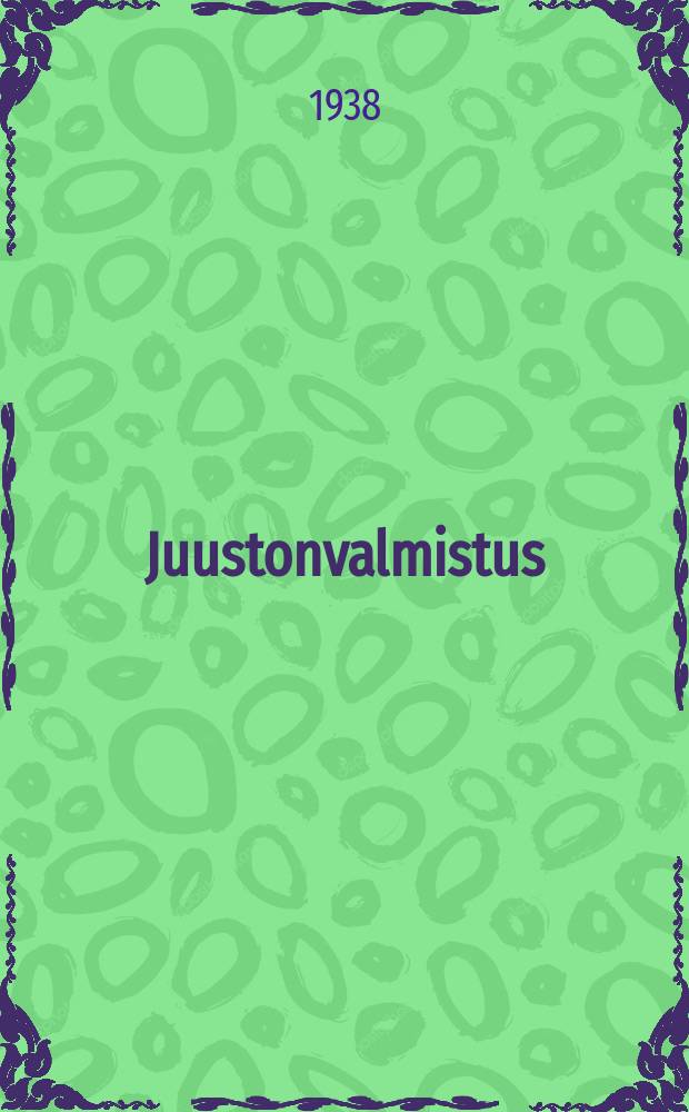 Juustonvalmistus