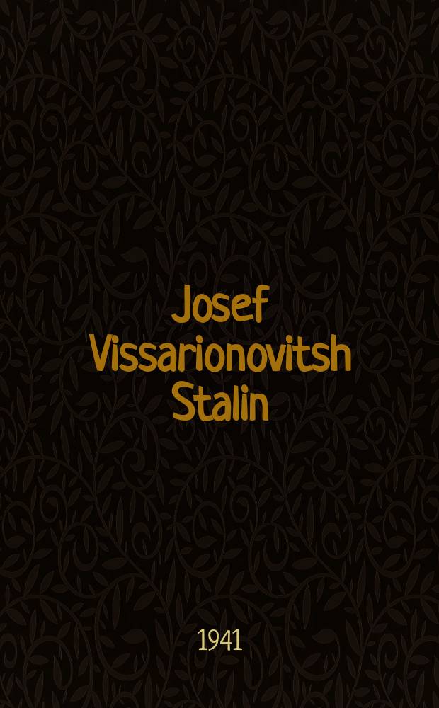 Josef Vissarionovitsh Stalin : Lyhyt elämäkerta = Иосиф Виссарионович Сталин. Краткая биография