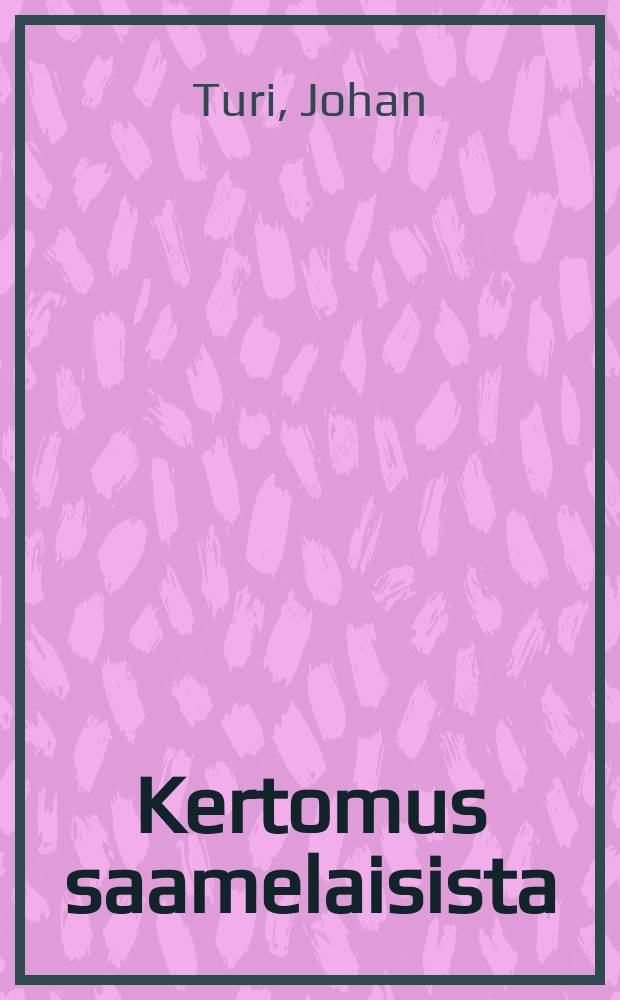 Kertomus saamelaisista