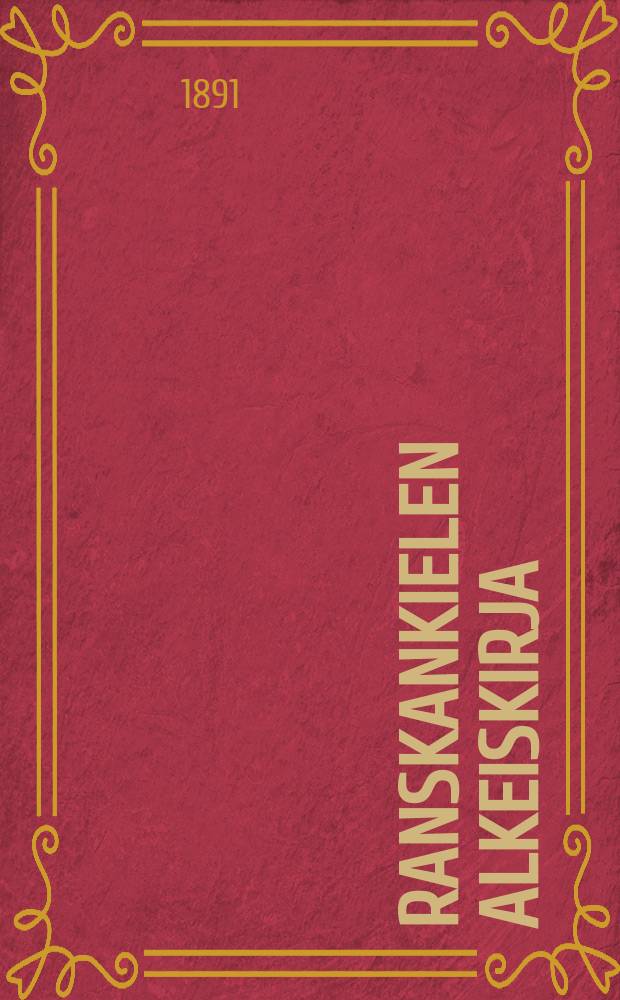 Ranskankielen alkeiskirja