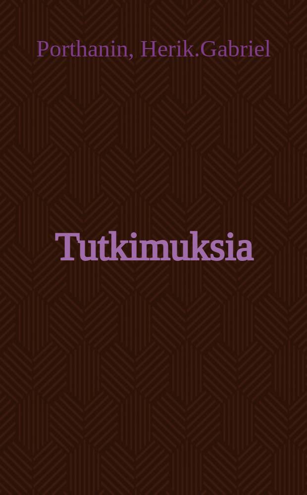 Tutkimuksia