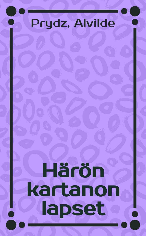 Härön kartanon lapset